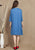 Peony Embroidery 3/4 Sleeve Signature Cotton Chinese Dress