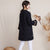 Floral Embroidery Fancy Cotton Retro Chinese Blouse Zen Coat