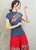 Mandarin Collar Floral Embroidery Cheongsam Top Traditional Chinese Blouse