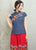 Mandarin Collar Floral Embroidery Cheongsam Top Traditional Chinese Blouse