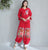 Mandarin Sleeve Floral Embroidery Traditional Chinese Blouse