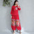 Mandarin Sleeve Floral Embroidery Traditional Chinese Blouse