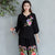 Mandarin Sleeve Floral Embroidery Traditional Chinese Blouse