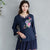 Mandarin Sleeve Floral Embroidery Traditional Chinese Blouse