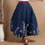 Signature Cotton Full Length Traditional Chinese Style Floral Expansion Skirt