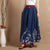 Signature Cotton Full Length Traditional Chinese Style Floral Expansion Skirt