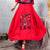 Full Length Traditional Chinese Style Auspicious Embroidery Expansion Skirt