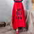 Full Length Traditional Chinese Style Auspicious Embroidery Expansion Skirt