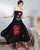 Full Length Traditional Chinese Style Auspicious Embroidery Expansion Skirt