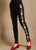 Leggings ajustados de los pantalones de las mujeres del estilo chino del bordado floral