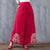 Floral Embroidery Traditional Chinese Style Women's Loose Pants