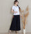 Floral Embroidery Chinese Style Women's Loose Pants with Tassels