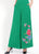 Plus Size Floral Embroidery Chinese Style Women's Loose Pants