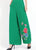 Plus Size Floral Embroidery Chinese Style Women's Loose Pants