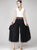 Chinese Style Women's Loose Pants with Floral Embroidery Waistband