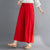 Pantaloni larghi da donna in stile cinese tradizionale in ramie