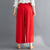 Ramie Traditional Chinese Style Women's Loose Pants