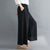 Pantalon ample pour femmes de style chinois traditionnel Ramie