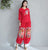 Blumenstickerei Unterschrift Baumwolle Traditioneller Chinesischer Stil Damen Lose Hosen