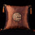 Pair of Chinese Calligraphy Pattern Taffeta Cushion Covers with Tassels