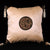 Coppia di fodere per cuscino in taffetà con motivo calligrafia cinese con nappe