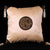 Pair of Chinese Calligraphy Pattern Taffeta Cushion Covers with Tassels