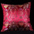 Paire de housses de coussin chinois traditionnel brocart motif de bon augure