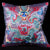 Paire de housses de coussin en taffetas de broderie de dragon chinois traditionnel