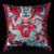 Paire de housses de coussin en taffetas de broderie de dragon chinois traditionnel