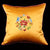 Pair of Floral Embroidery Taffeta Chinese Cushion Covers