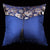 Pair of Brocade Chinese Cushion Covers with Tassel