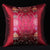 Paar traditionelle chinesische Kissenbezüge aus Taft mit glückverheißendem Muster