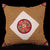 Pair of Floral Embroidery Linen Traditional Chinese Cushion Covers