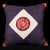 Paire de Housses de Coussins Chinois Traditionnels Broderie Florale