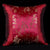 Coppia di fodere per cuscini cinesi tradizionali in taffetà con motivo calligrafico