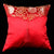 Paire de Housses de Coussin Chinois Brocart avec Pompon