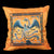 Paar traditionelle chinesische Kissenbezüge aus Taft mit Phoenix-Stickerei