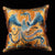 Pair of Phoenix Embroidery Taffeta Traditional Chinese Cushion Covers