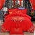 Il matrimonio usa il set di biancheria da letto cinese in 4 pezzi con motivo floreale