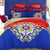 Juego de cama de estilo chino de 4 piezas con diseño auspicioso