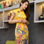 Silk Blend Traditional Cheongsam Floral Chinese Dress