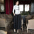 3/4 Sleeve Silk Cheongsam Top Women's Chinese Suit