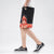 Strandhose aus Leinen mit Meereswellenmuster Lockere Hosen im chinesischen Stil Shorts