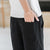 Pantalon de plage en lin avec bord à imprimé floral Pantalon ample Short de style chinois