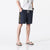 Linen Beach Pants Loose Pants Chinese Style Shorts with Chinese Words Embroidery
