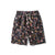 Floral Linen Beach Pants Loose Pants Chinese Style Shorts