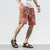 Pantalones de playa de lino floral Pantalones sueltos Pantalones cortos de estilo chino