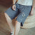 Crane Embroidery Cotton Beach Pants Loose Pants Chinese Style Shorts