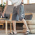 Crane Embroidery Linen Beach Pants Loose Pants Chinese Style Shorts