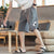 Crane Stickerei Leinen Strandhose Lose Hosen im chinesischen Stil Shorts